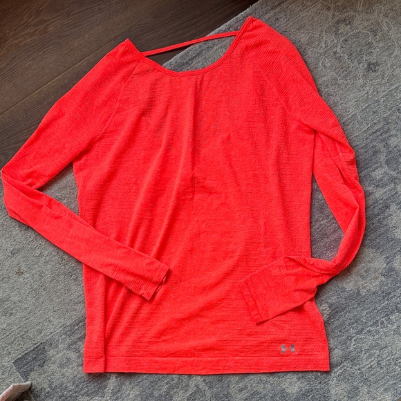 Under Armour Tops - Under Armour Women's Bright Coral Long Sleeve Tee